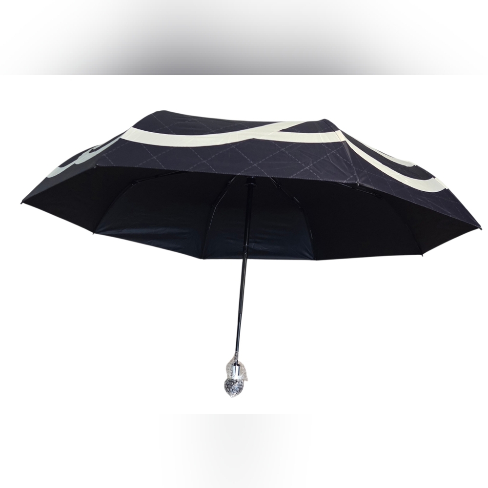 Chanel Umbrella Camellia Navy and White New In Box - Picture 2 of 5